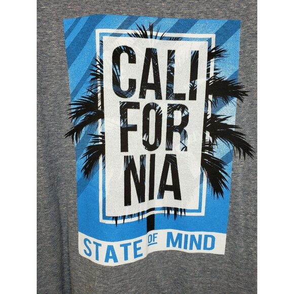 Premium Basics Dikotomy Standard Fit California State Of Mind Dark Blue T Shirt - Picture 4 of 6